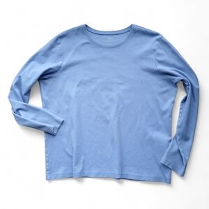 L.L. Bean Women's Size Small Sky Blue Crew Neck Shirt